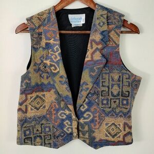 Deborah Murray Vintage Western Riding Vest Size Medium